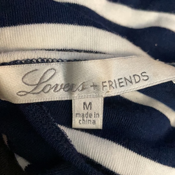 Lovers + Friends Striped Knot Yours t-Shirt Dress - Picture 4 of 10